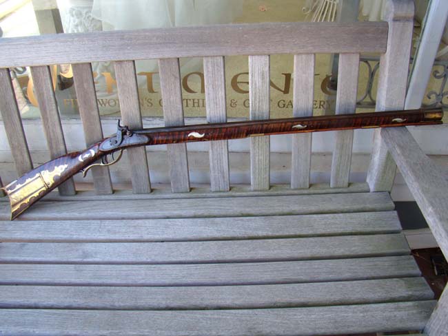A Kentucky rifle in original percussion by Adam Daniels of Snyder County, PA., circa 1845 — image 3